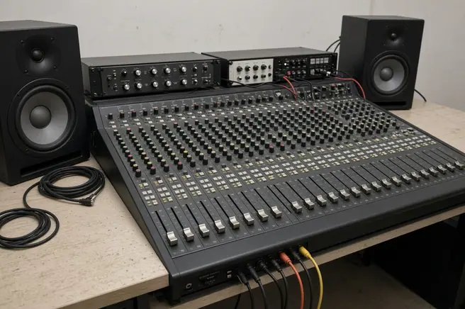 Image showing studio mixing